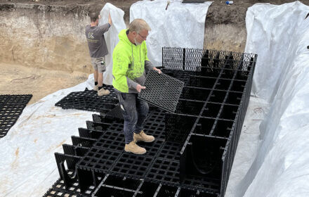 Stormwater Filter Pit with iglube Modules