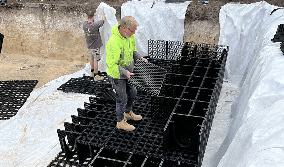 Stormwater Filter Pit with iglube Modules